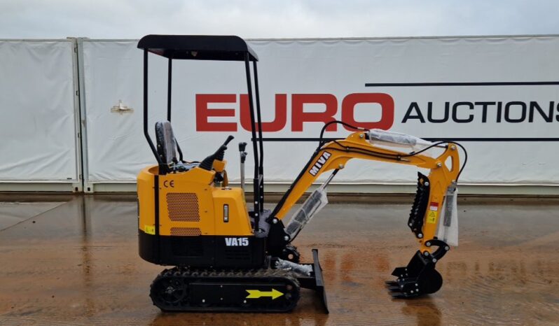 Unused 2024 Miva VA15 Mini Excavators For Auction: Dromore – 6th & 7th December 2024 @ 9:00am For Auction on 2024-12-7 full