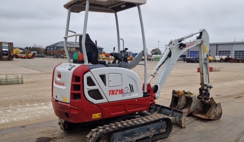 2022 Takeuchi TB216 Mini Excavators For Auction: Leeds -27th, 28th, 29th, 30th November 24 @ 8:00am full