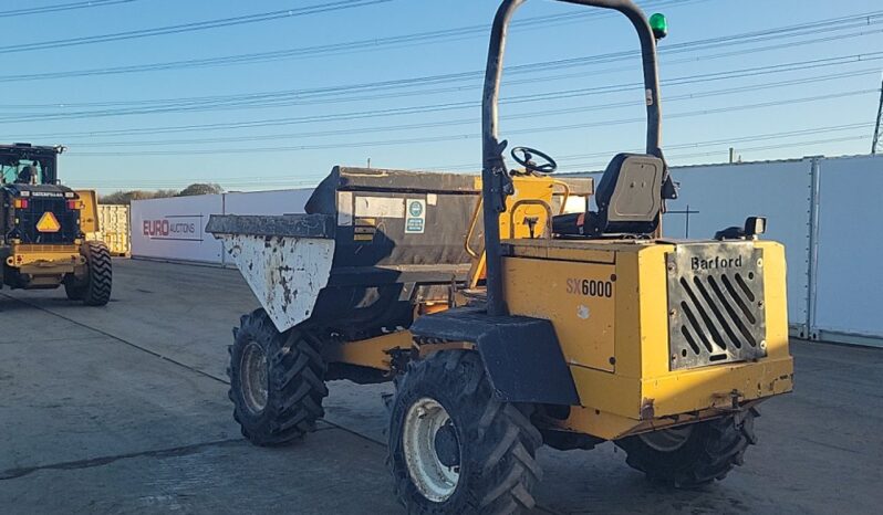 Benford SX6000 Site Dumpers For Auction: Leeds -27th, 28th, 29th, 30th November 24 @ 8:00am full