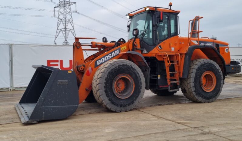 2017 Doosan DL420-5 Wheeled Loaders For Auction: Leeds -27th, 28th, 29th, 30th November 24 @ 8:00am