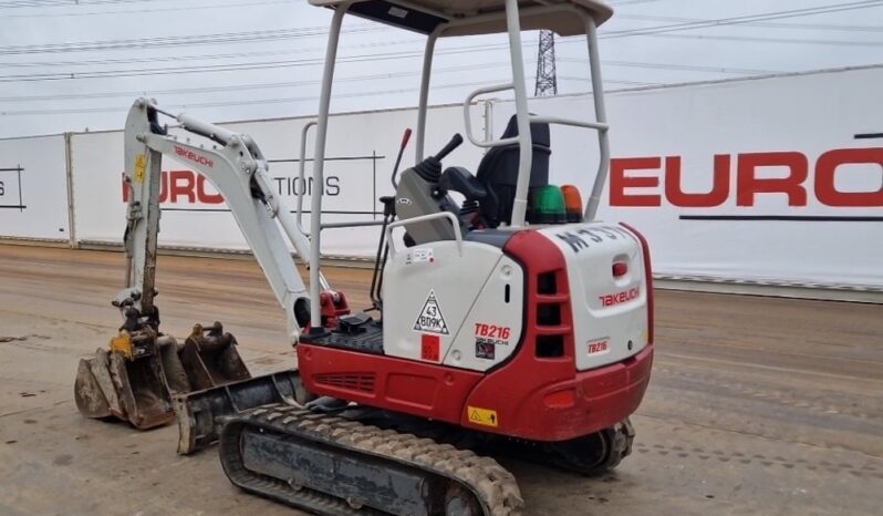 2022 Takeuchi TB216 Mini Excavators For Auction: Leeds -27th, 28th, 29th, 30th November 24 @ 8:00am full