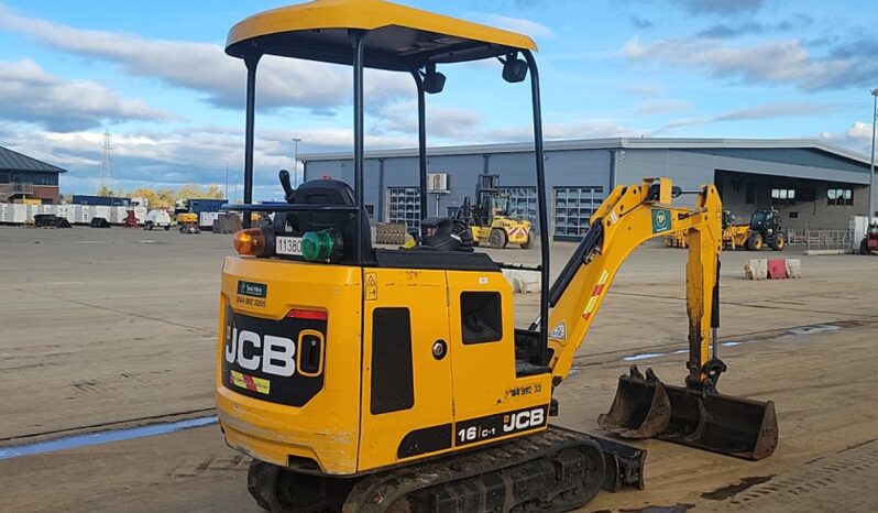 2020 JCB 16C-1 Mini Excavators For Auction: Leeds -27th, 28th, 29th, 30th November 24 @ 8:00am full