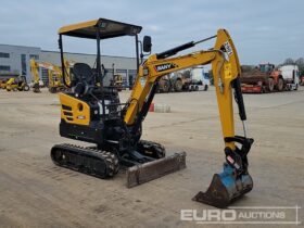 2023 Sany SY16C Mini Excavators For Auction: Leeds -27th, 28th, 29th, 30th November 24 @ 8:00am full