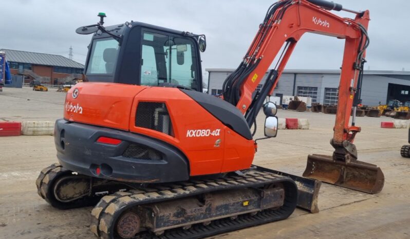 2019 Kubota KX080-4A 6 Ton+ Excavators For Auction: Leeds -27th, 28th, 29th, 30th November 24 @ 8:00am full