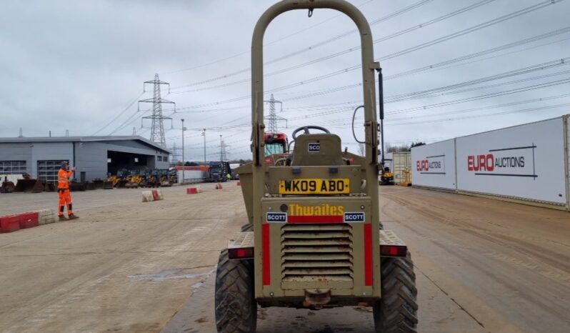 2009 Thwaites 3 Ton Swivel Skip Site Dumpers For Auction: Leeds -27th, 28th, 29th, 30th November 24 @ 8:00am full