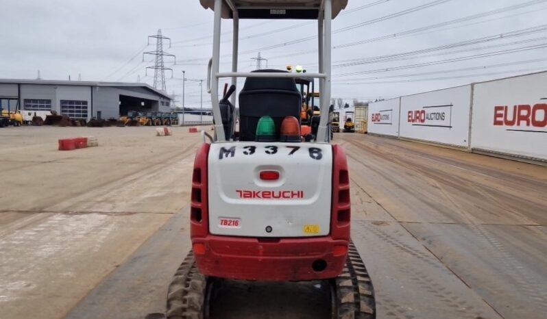 2022 Takeuchi TB216 Mini Excavators For Auction: Leeds -27th, 28th, 29th, 30th November 24 @ 8:00am full