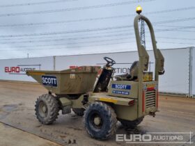 2009 Thwaites 3 Ton Swivel Skip Site Dumpers For Auction: Leeds -27th, 28th, 29th, 30th November 24 @ 8:00am full