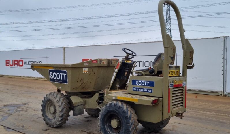 2009 Thwaites 3 Ton Swivel Skip Site Dumpers For Auction: Leeds -27th, 28th, 29th, 30th November 24 @ 8:00am full