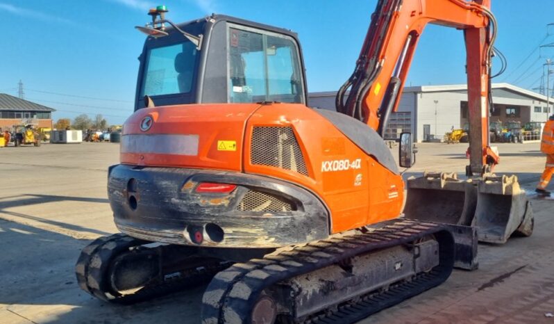 2018 Kubota KX080-4A 6 Ton+ Excavators For Auction: Leeds -27th, 28th, 29th, 30th November 24 @ 8:00am full