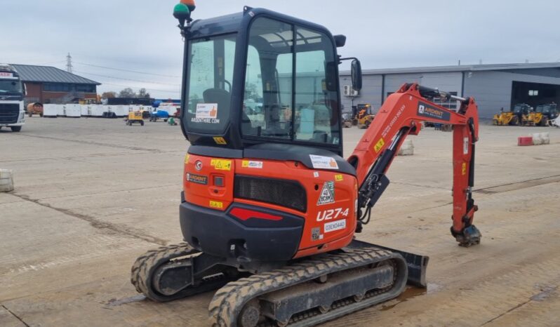 2022 Kubota U27-4 Mini Excavators For Auction: Leeds -27th, 28th, 29th, 30th November 24 @ 8:00am full