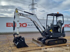 2021 Bobcat E34 Mini Excavators For Auction: Leeds -27th, 28th, 29th, 30th November 24 @ 8:00am