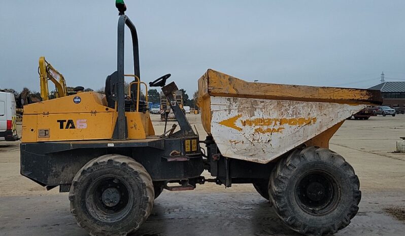 2014 Terex TA6 Site Dumpers For Auction: Leeds -27th, 28th, 29th, 30th November 24 @ 8:00am full