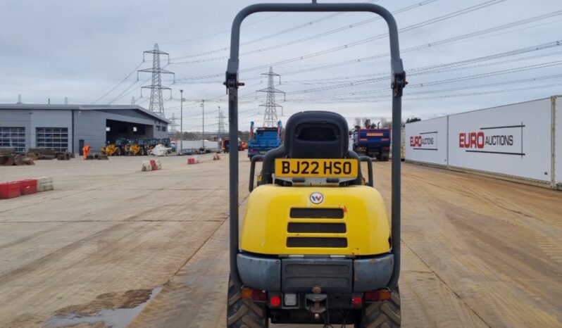 2019 Wacker Neuson 1001 Site Dumpers For Auction: Leeds -27th, 28th, 29th, 30th November 24 @ 8:00am full