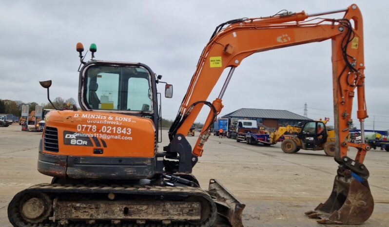 2014 Doosan DX80R 6 Ton+ Excavators For Auction: Leeds -27th, 28th, 29th, 30th November 24 @ 8:00am full