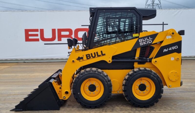 Unused 2024 Bull AV490 Skidsteer Loaders For Auction: Leeds -27th, 28th, 29th, 30th November 24 @ 8:00am full