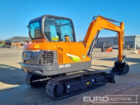 2024 Develon DX60E-10N 6 Ton+ Excavators For Auction: Leeds -27th, 28th, 29th, 30th November 24 @ 8:00am full