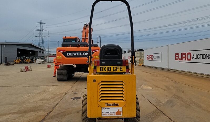 2018 Thwaites 1 Ton Site Dumpers For Auction: Leeds -27th, 28th, 29th, 30th November 24 @ 8:00am full