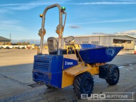 Thwaites 3 Ton Site Dumpers For Auction: Leeds -27th, 28th, 29th, 30th November 24 @ 8:00am full