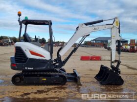 2021 Bobcat E34 Mini Excavators For Auction: Leeds -27th, 28th, 29th, 30th November 24 @ 8:00am full