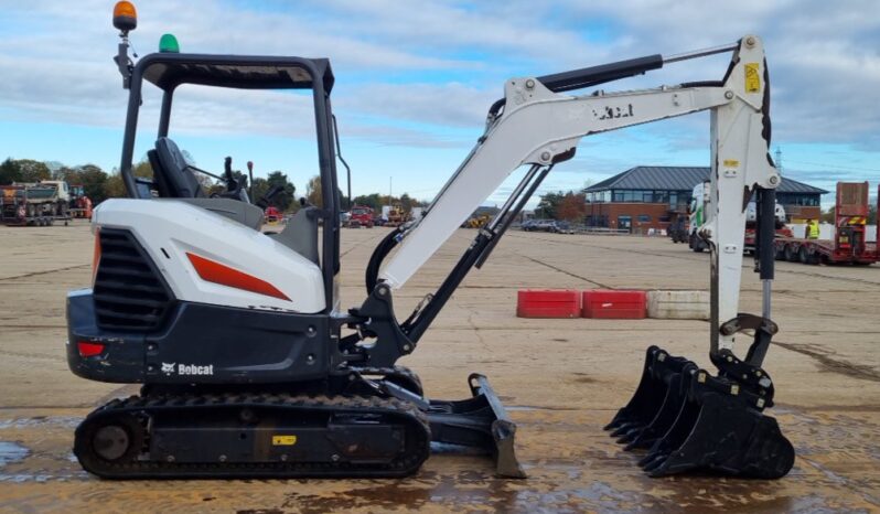 2021 Bobcat E34 Mini Excavators For Auction: Leeds -27th, 28th, 29th, 30th November 24 @ 8:00am full