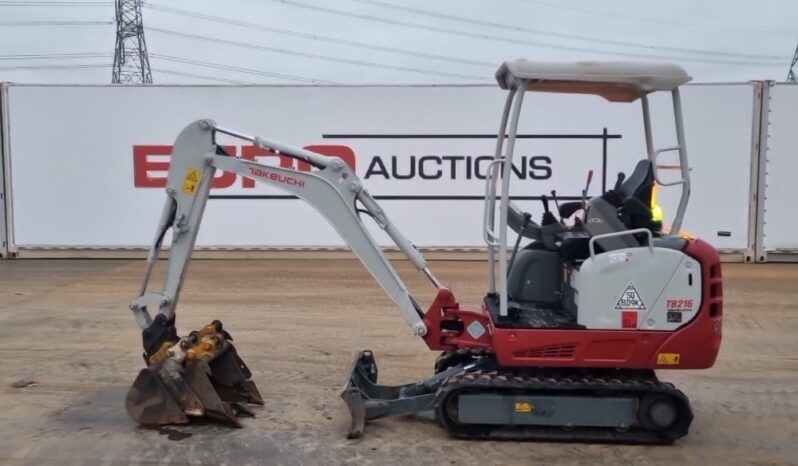 2022 Takeuchi TB216 Mini Excavators For Auction: Leeds -27th, 28th, 29th, 30th November 24 @ 8:00am full