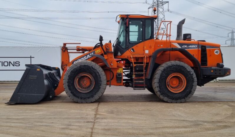 2017 Doosan DL420-5 Wheeled Loaders For Auction: Leeds -27th, 28th, 29th, 30th November 24 @ 8:00am full