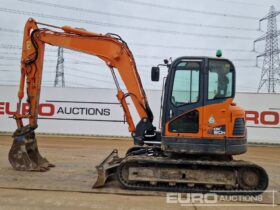 2014 Doosan DX80R 6 Ton+ Excavators For Auction: Leeds -27th, 28th, 29th, 30th November 24 @ 8:00am full