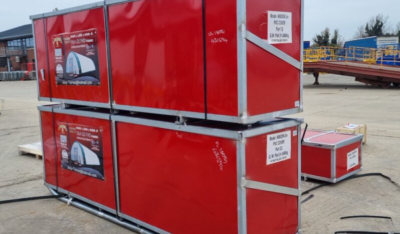 Unused 2024 Golden Mount 40x80x20 PVC Dome Storage Shelter (2 Boxes) Modular Buildings For Auction: Leeds -27th, 28th, 29th, 30th November 24 @ 8:00am full