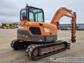 2010 Doosan DX80R 6 Ton+ Excavators For Auction: Leeds -27th, 28th, 29th, 30th November 24 @ 8:00am full