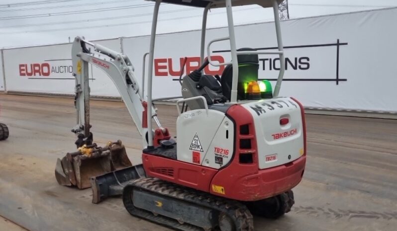 2022 Takeuchi TB216 Mini Excavators For Auction: Leeds -27th, 28th, 29th, 30th November 24 @ 8:00am full