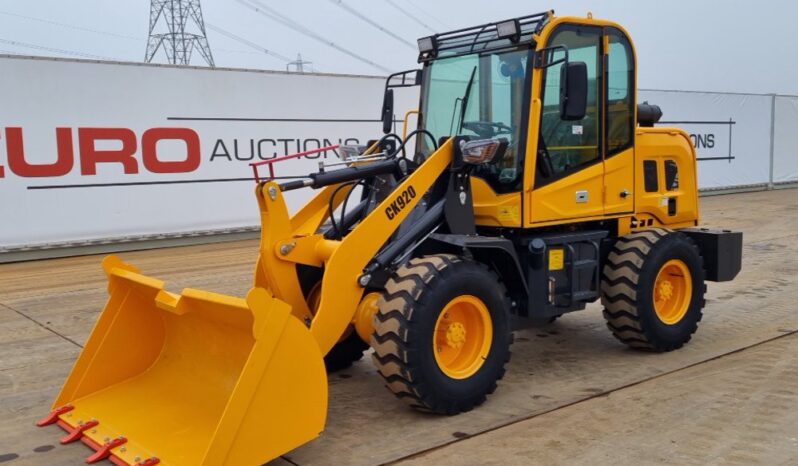 Unused 2024 Captok CK920 Wheeled Loaders For Auction: Leeds -27th, 28th, 29th, 30th November 24 @ 8:00am