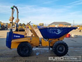 Thwaites 3 Ton Site Dumpers For Auction: Leeds -27th, 28th, 29th, 30th November 24 @ 8:00am full