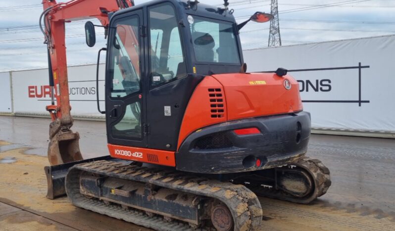 2020 Kubota KX080-4A2 6 Ton+ Excavators For Auction: Leeds -27th, 28th, 29th, 30th November 24 @ 8:00am full