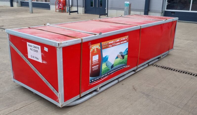 Golden Mount 40x40x15 PVC Dome Storage Shelter Modular Buildings For Auction: Leeds -27th, 28th, 29th, 30th November 24 @ 8:00am