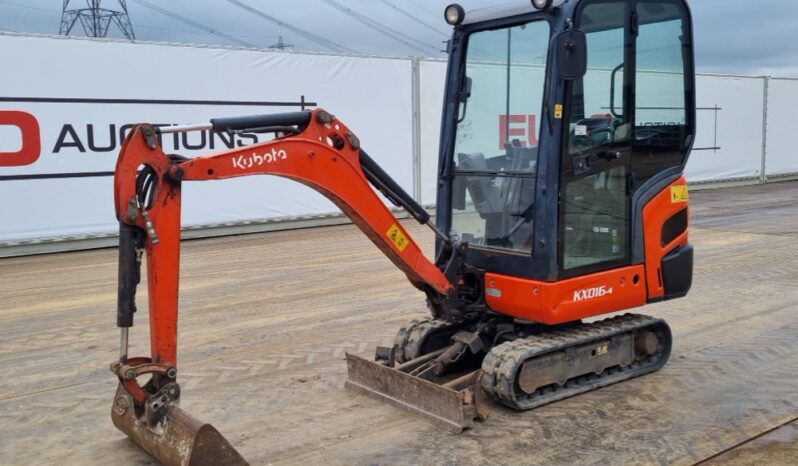 2014 Kubota KX016-4 Mini Excavators For Auction: Leeds -27th, 28th, 29th, 30th November 24 @ 8:00am