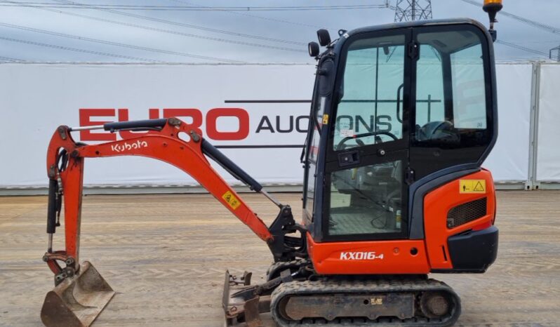 2014 Kubota KX016-4 Mini Excavators For Auction: Leeds -27th, 28th, 29th, 30th November 24 @ 8:00am full