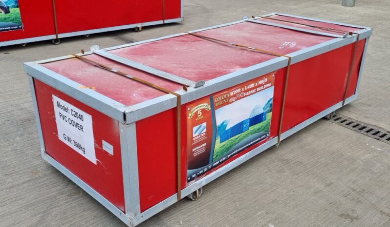 Golden Mount 20x40x6.5 PVC Dome Storage Shelter Modular Buildings For Auction: Leeds -27th, 28th, 29th, 30th November 24 @ 8:00am