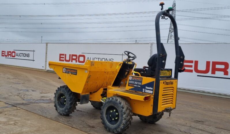 2019 Thwaites 3 Ton Site Dumpers For Auction: Leeds -27th, 28th, 29th, 30th November 24 @ 8:00am full