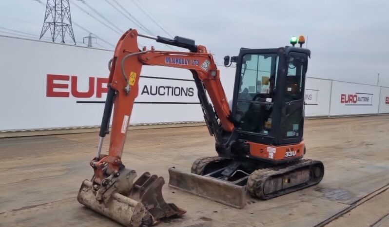 2021 Hitachi ZX33U-6 CLR Mini Excavators For Auction: Leeds -27th, 28th, 29th, 30th November 24 @ 8:00am