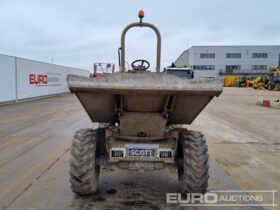 2009 Thwaites 3 Ton Swivel Skip Site Dumpers For Auction: Leeds -27th, 28th, 29th, 30th November 24 @ 8:00am full