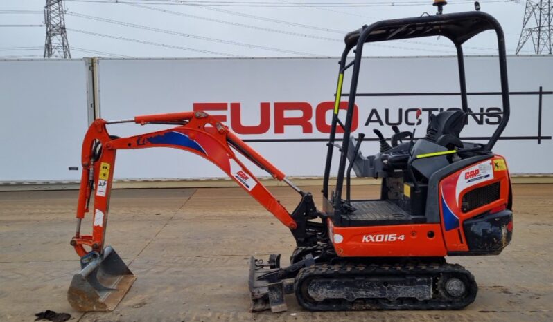 2016 Kubota KX016-4 Mini Excavators For Auction: Leeds -27th, 28th, 29th, 30th November 24 @ 8:00am full