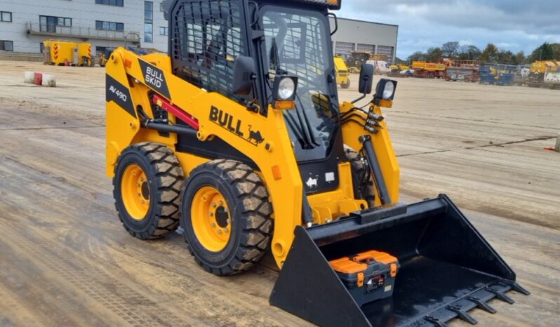 Unused 2024 Bull AV490 Skidsteer Loaders For Auction: Leeds -27th, 28th, 29th, 30th November 24 @ 8:00am full