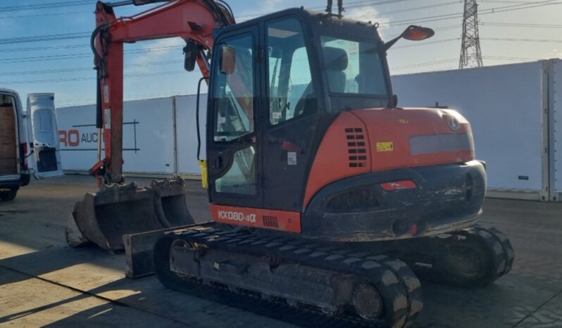 2018 Kubota KX080-4A 6 Ton+ Excavators For Auction: Leeds -27th, 28th, 29th, 30th November 24 @ 8:00am full