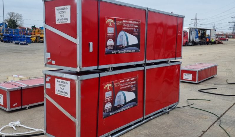 Unused 2024 Golden Mount 40x80x20 PVC Dome Storage Shelter (2 Boxes) Modular Buildings For Auction: Leeds -27th, 28th, 29th, 30th November 24 @ 8:00am