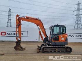 2014 Doosan DX85R-3 6 Ton+ Excavators For Auction: Leeds -27th, 28th, 29th, 30th November 24 @ 8:00am full