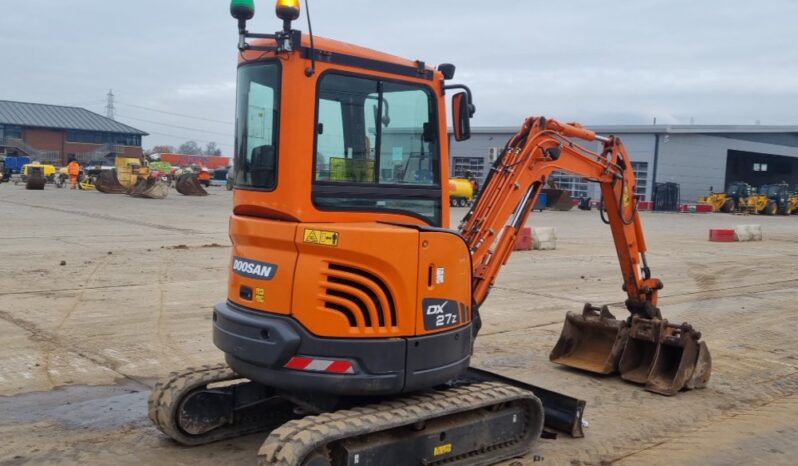 2019 Doosan DX27Z Mini Excavators For Auction: Leeds -27th, 28th, 29th, 30th November 24 @ 8:00am full