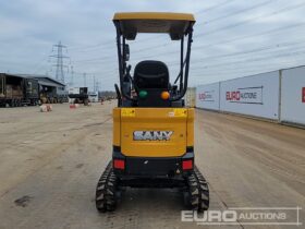 2023 Sany SY16C Mini Excavators For Auction: Leeds -27th, 28th, 29th, 30th November 24 @ 8:00am full