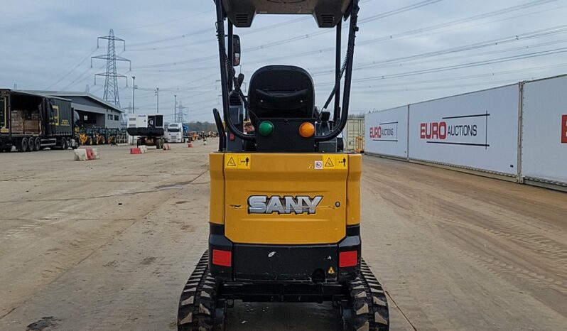 2023 Sany SY16C Mini Excavators For Auction: Leeds -27th, 28th, 29th, 30th November 24 @ 8:00am full