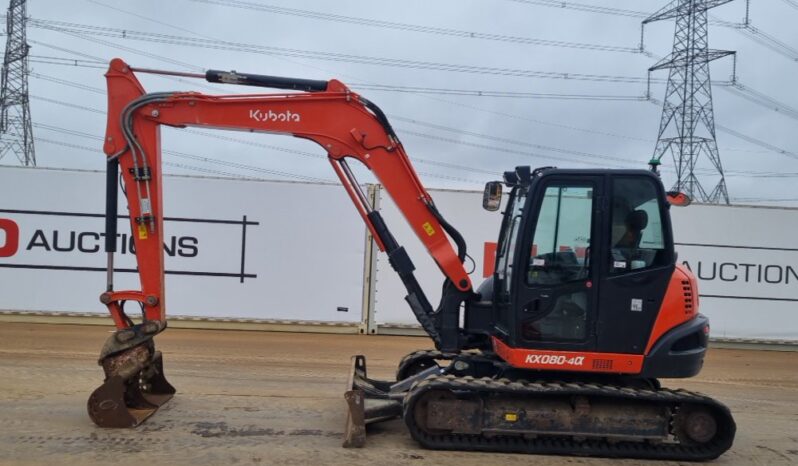 2019 Kubota KX080-4A 6 Ton+ Excavators For Auction: Leeds -27th, 28th, 29th, 30th November 24 @ 8:00am full