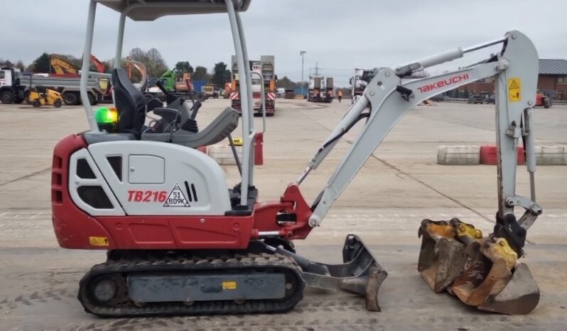 2022 Takeuchi TB216 Mini Excavators For Auction: Leeds -27th, 28th, 29th, 30th November 24 @ 8:00am full